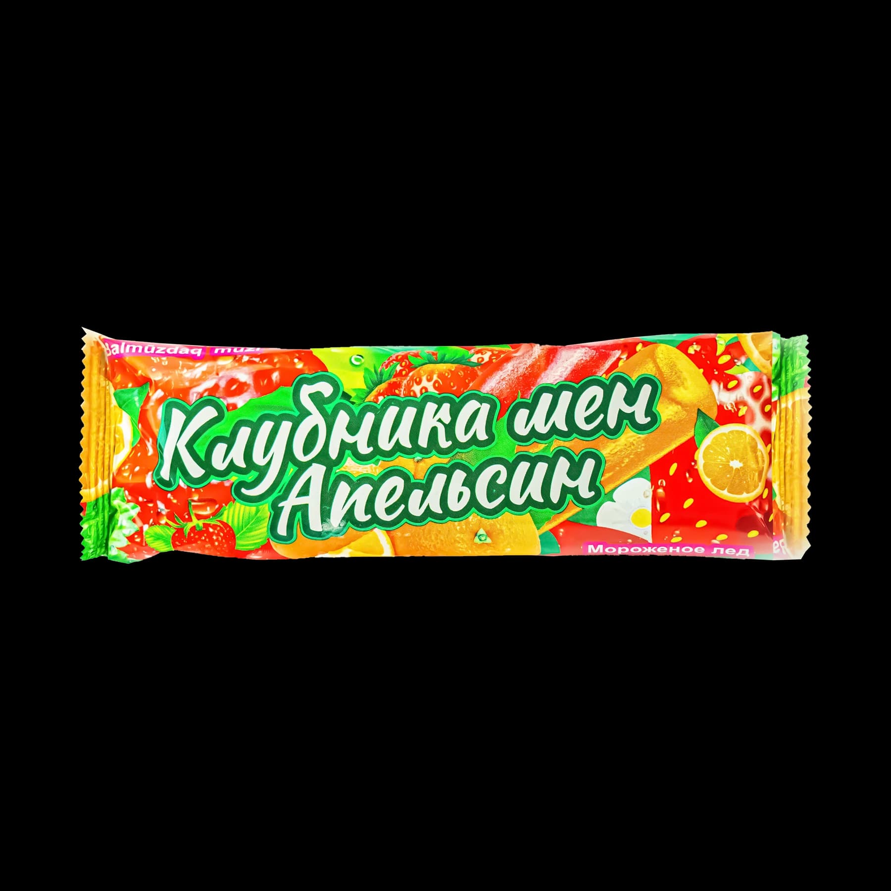 Клубника, Мороженое на палочке